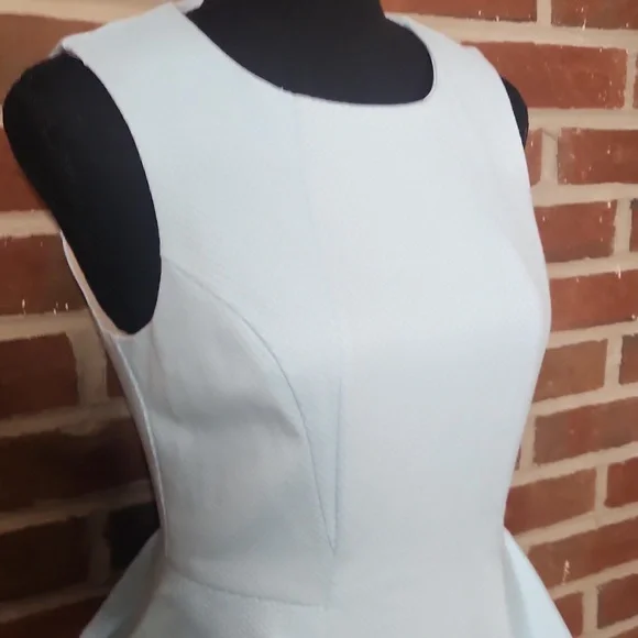 ark&co blue peplum dress, size medium - Picture 3 of 9